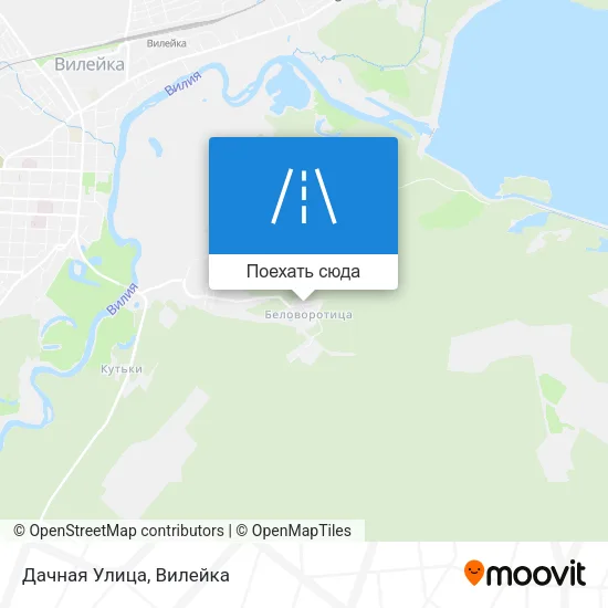 Карта Дачная Улица