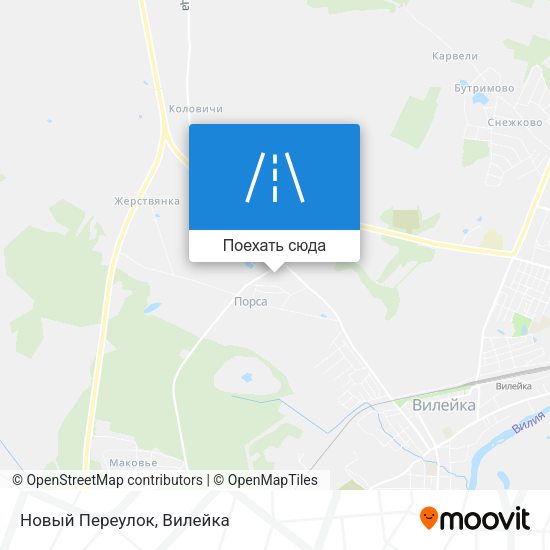 Карта Новый Переулок