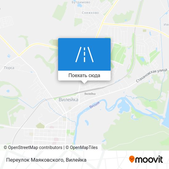 Карта Переулок Маяковского