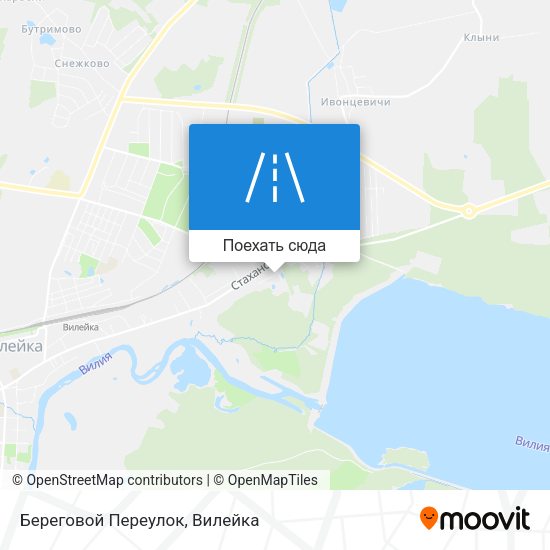 Карта Береговой Переулок