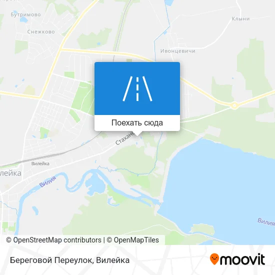 Карта Береговой Переулок