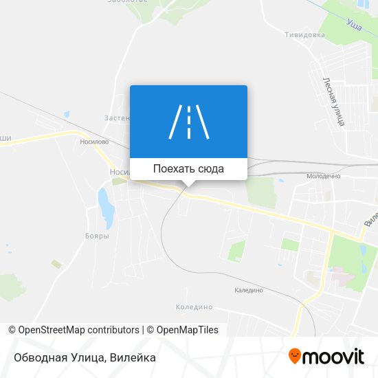 Карта Обводная Улица