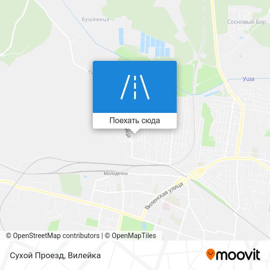 Карта Сухой Проезд