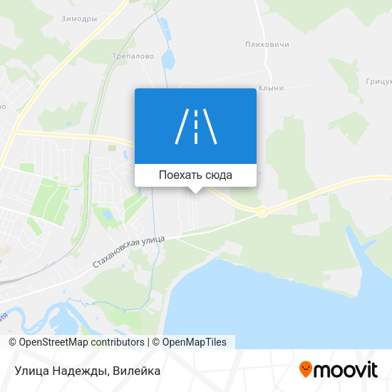 Карта Улица Надежды