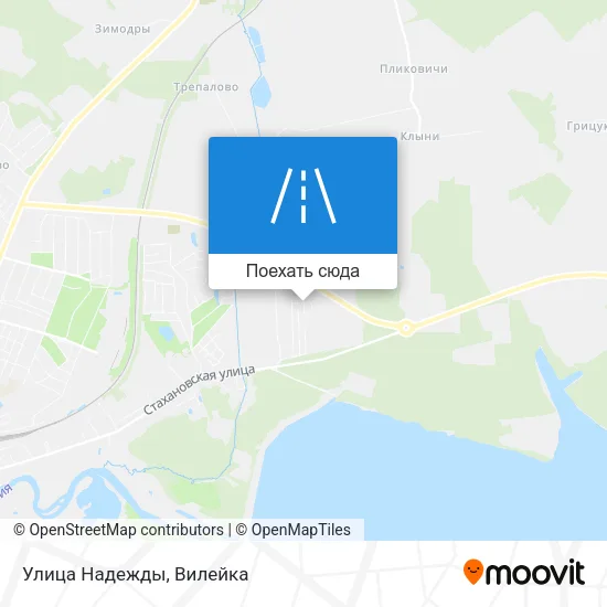 Карта Улица Надежды