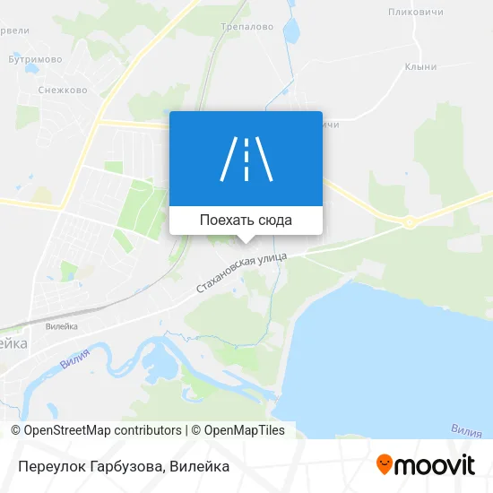 Карта Переулок Гарбузова