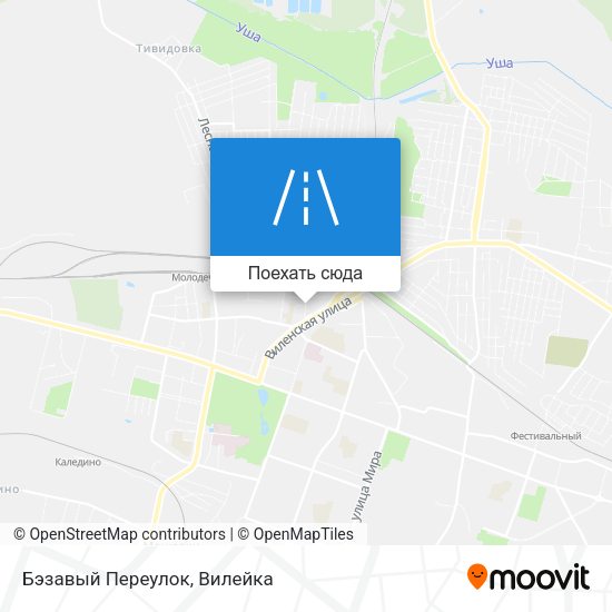 Карта Бэзавый Переулок
