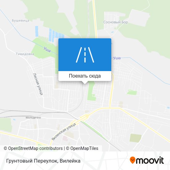 Карта Грунтовый Переулок