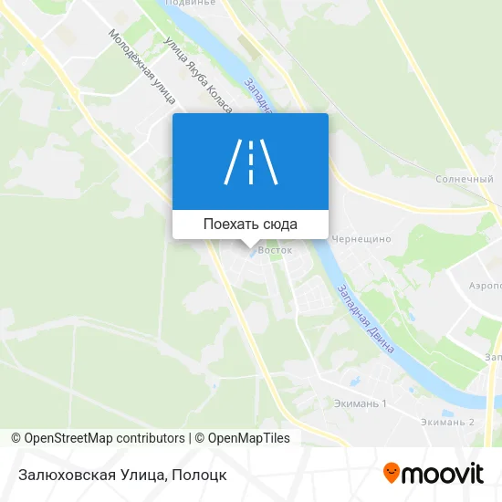 Карта Залюховская Улица