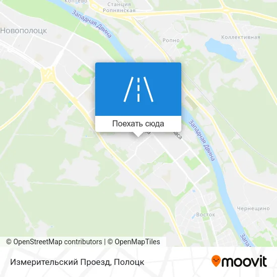 Карта Измерительский Проезд