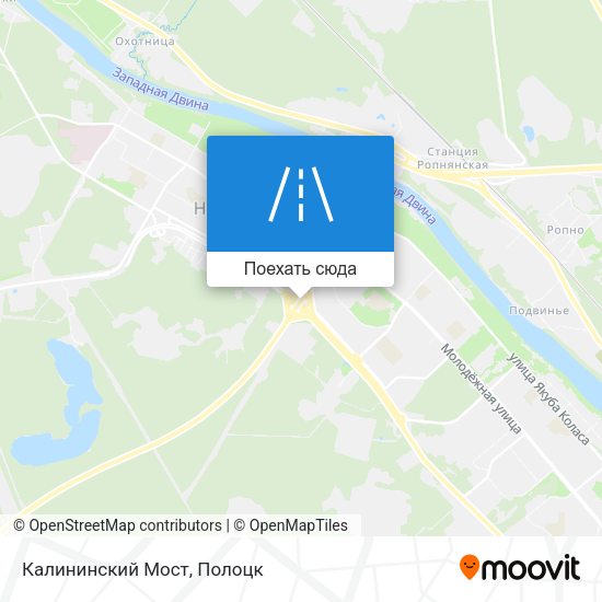 Карта Калининский Мост