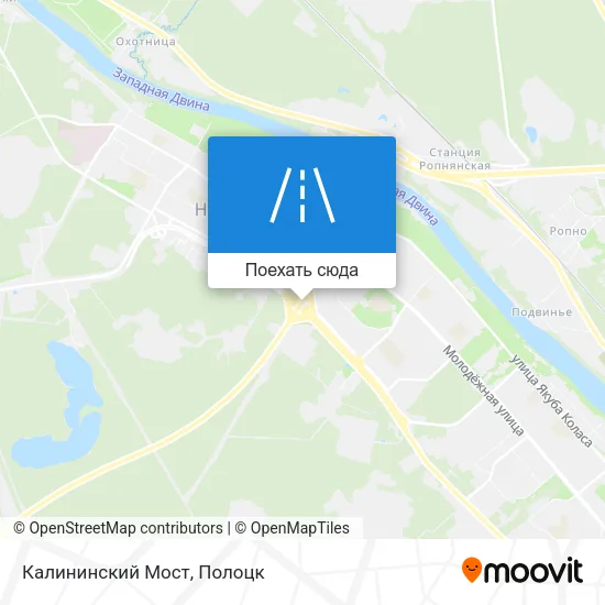 Карта Калининский Мост