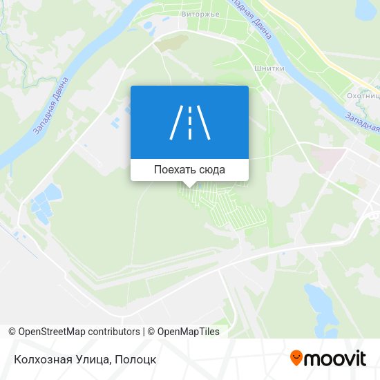 Карта Колхозная Улица