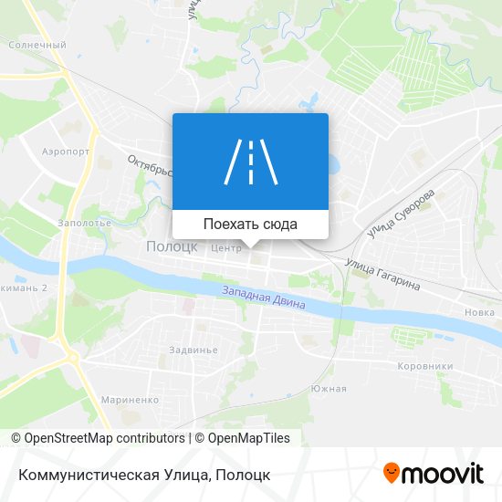Карта Коммунистическая Улица