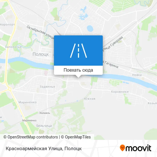Карта Красноармейская Улица
