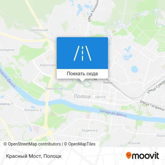 Карта Красный Мост
