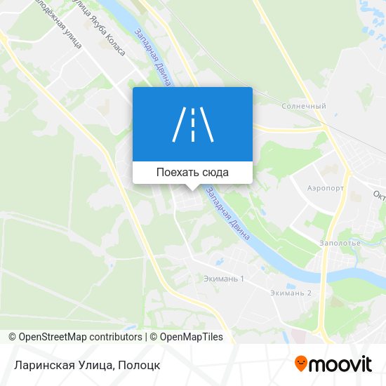 Карта Ларинская Улица