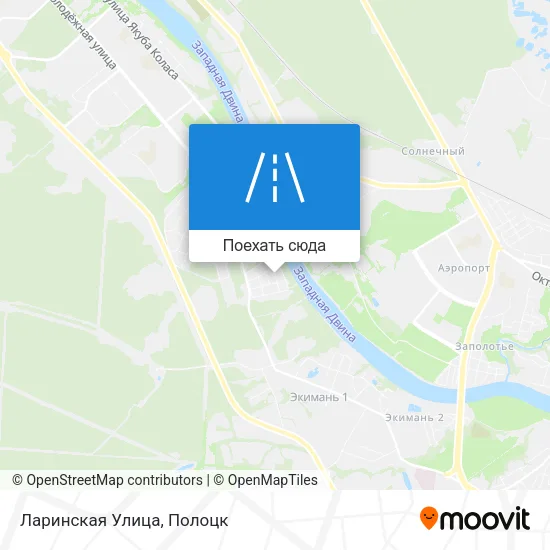 Карта Ларинская Улица
