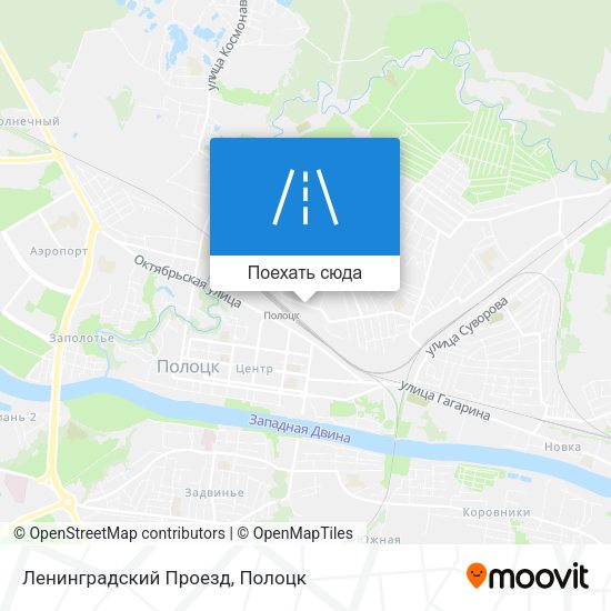 Карта Ленинградский Проезд