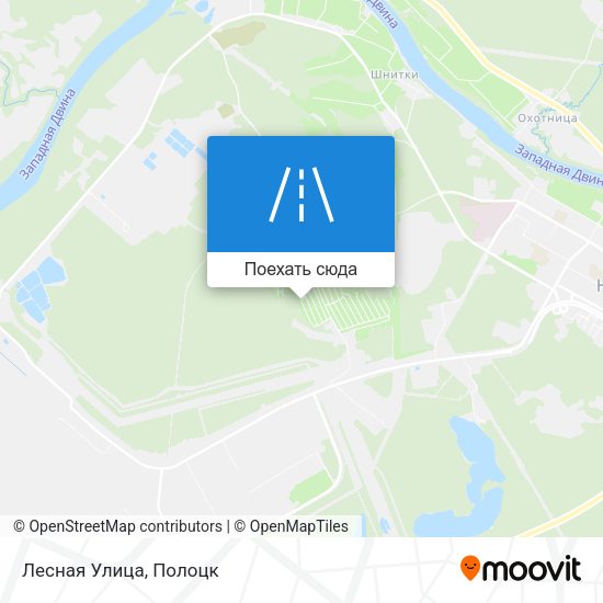 Карта Лесная Улица