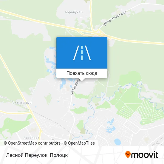 Карта Лесной Переулок