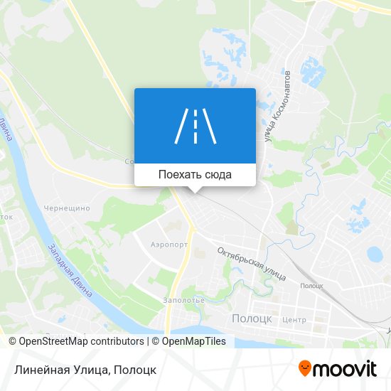 Карта Линейная Улица