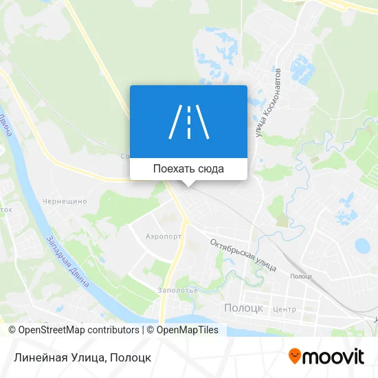 Карта Линейная Улица