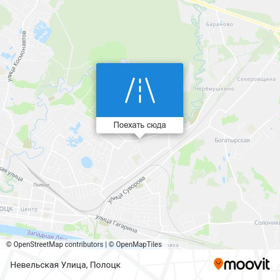 Карта Невельская Улица