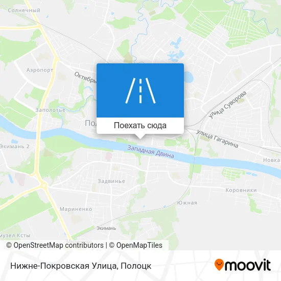 Карта Нижне-Покровская Улица
