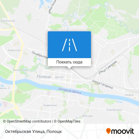 Карта Октябрьская Улица