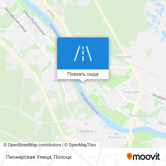 Карта Пионерская Улица
