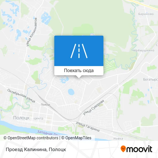 Карта Проезд Калинина