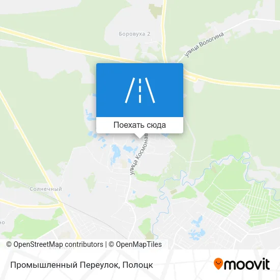 Карта Промышленный Переулок