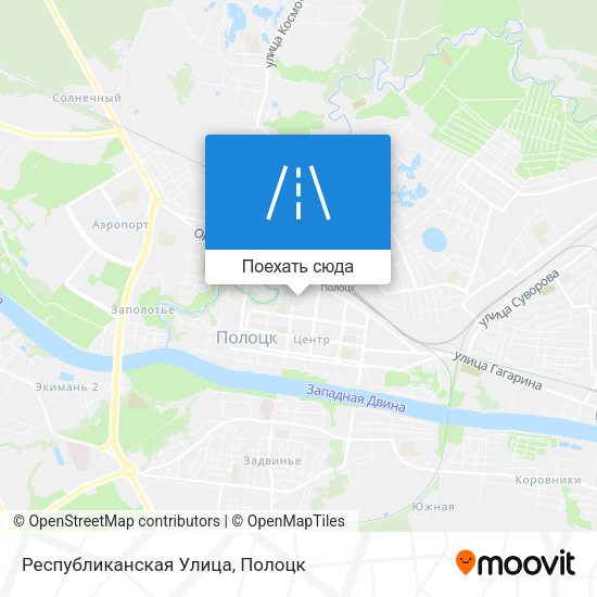 Карта Республиканская Улица