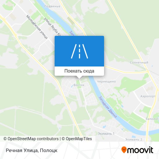 Карта Речная Улица