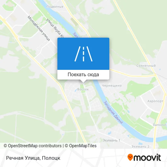Карта Речная Улица