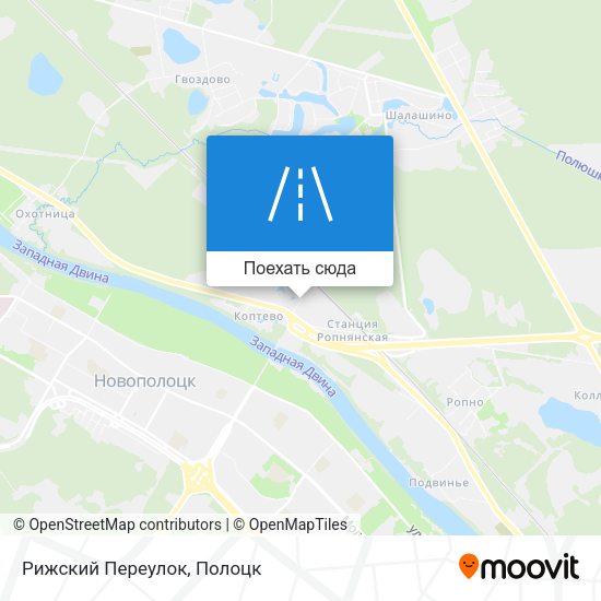 Карта Рижский Переулок