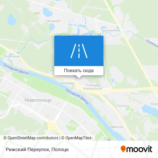 Карта Рижский Переулок