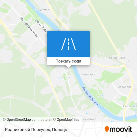 Карта Родниковый Переулок