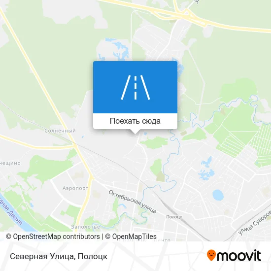 Карта Северная Улица