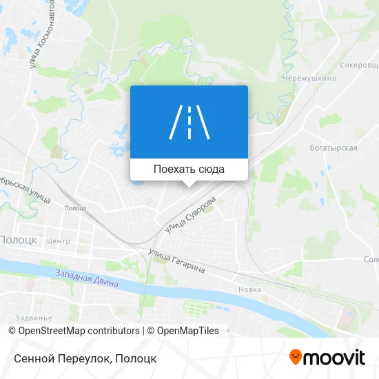 Карта Сенной Переулок