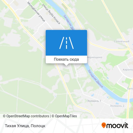 Карта Тихая Улица