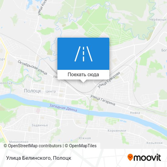 Карта Улица Белинского