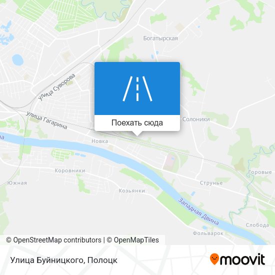 Карта Улица Буйницкого