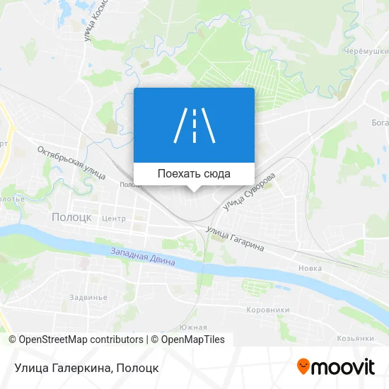 Карта Улица Галеркина