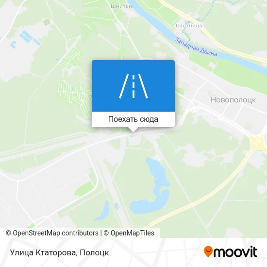 Карта Улица Ктаторова
