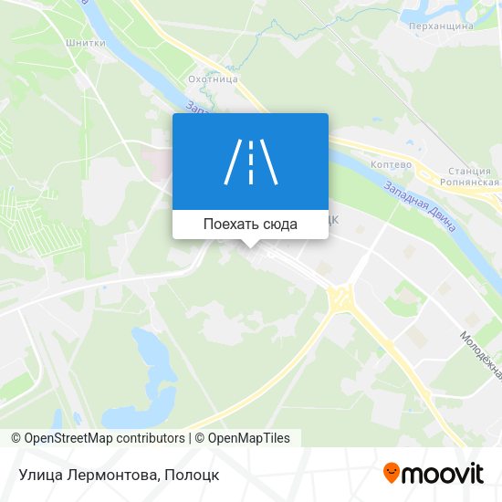 Карта Улица Лермонтова