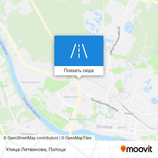 Карта Улица Литвинова