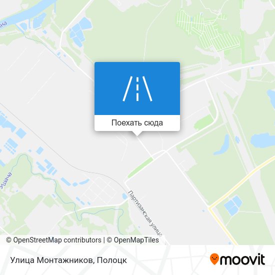 Карта Улица Монтажников