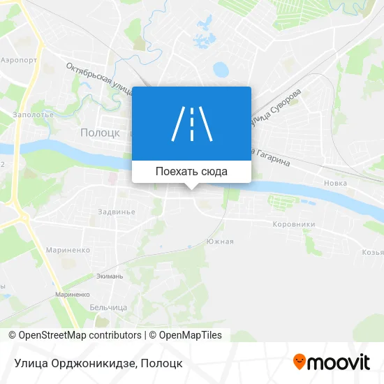 Карта Улица Орджоникидзе
